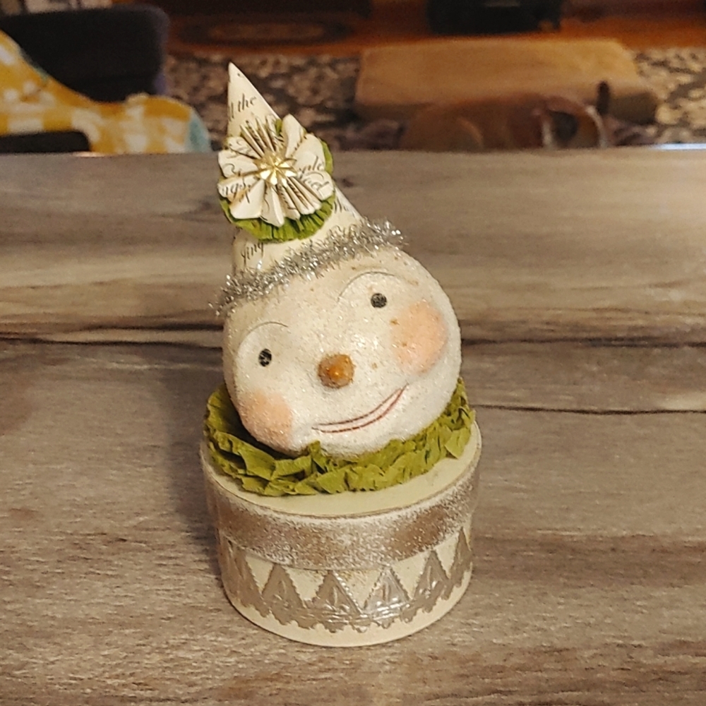 Nicol Sayre 7.5 Inch Snowman Box